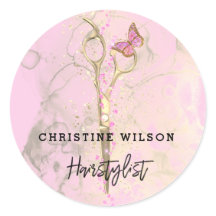 Schere Schmetterling Rosa Splint