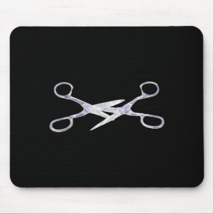 Schere schneidet Schere  Mousepad
