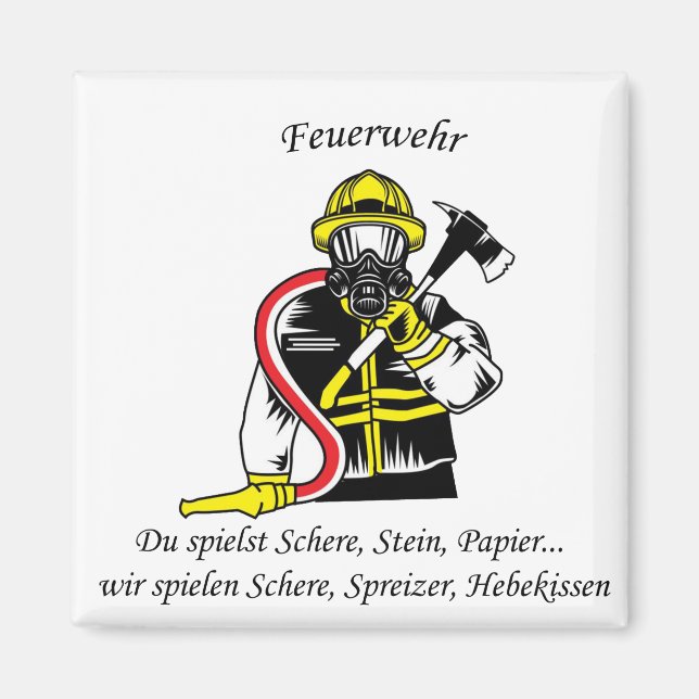 Schere, Stein, Papier..? Für anfänger... Magnet (Vorne)