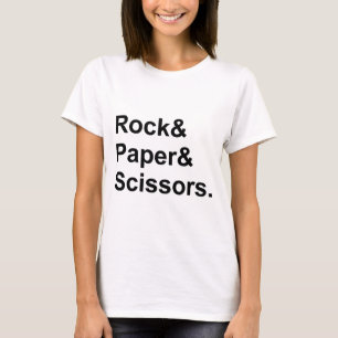 Schere, Stein, Papier   Glücksspiel T-Shirt