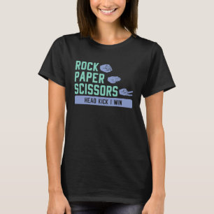 Schere Stein Papier Karate T-Shirt