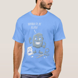 Schere, Stein, Papier Kawaii Lass uns nochmal spie T-Shirt