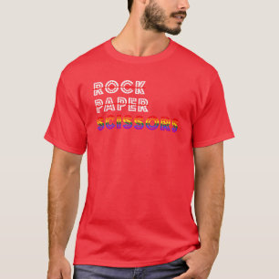 Schere, Stein, Papier LGBT für Lesben Lesbisch Coo T-Shirt