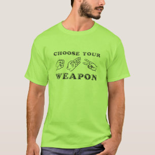 Schere, Stein, Papier Lustiges T-Shirt Humor