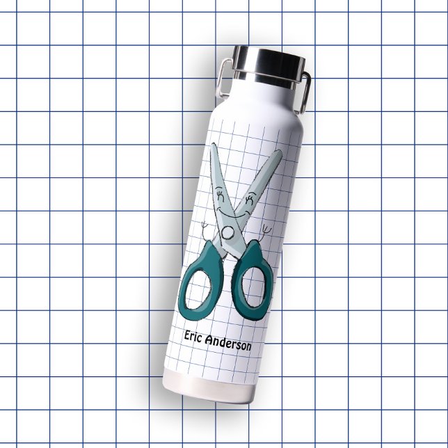Scheren aus der Hand Trinkflasche (Hand Drawn School Supplies Scissors Water Bottle
)