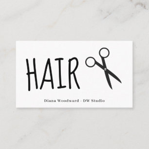Scheren Friseure Visitenkarte