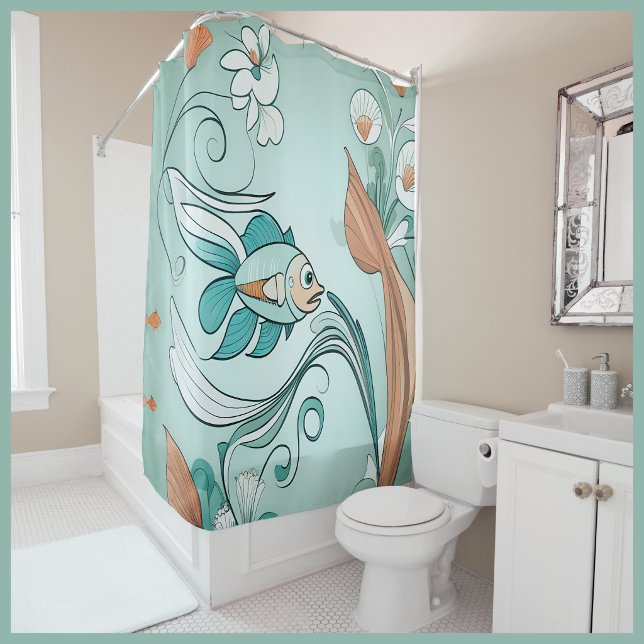 Scherenhaft Nebulös Duschvorhang (Jestful Nebulous Shower Curtain
)