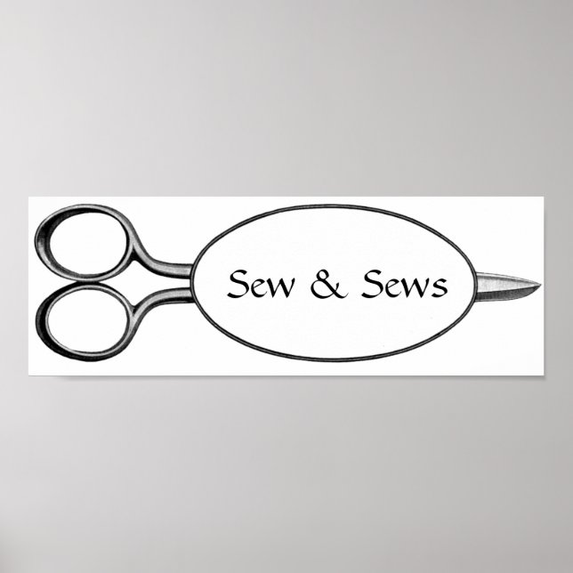 Scherenposter Poster (Vorne)