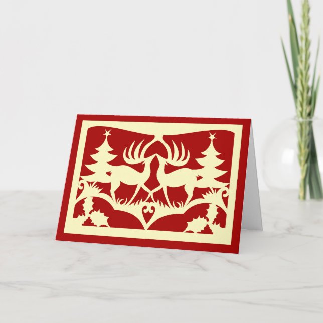 Scherenschnitte Weihnachten (Vorderseite)