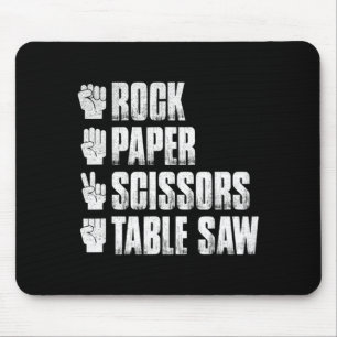 Scherensteinpapier-Tischsäge Lustiges Halloween Mousepad