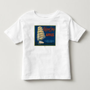 Scherer-Schiff Apple beschriften (Grün) - Kleinkind T-shirt