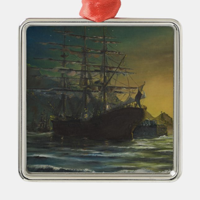 Scherer Silbernes Ornament (Vorne)