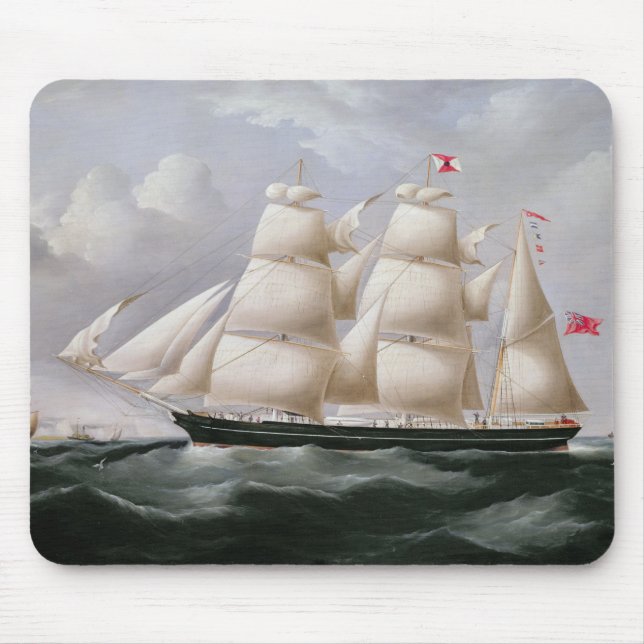 SchererBarque "Procymatia" vor Dover (Öl auf canv Mousepad (Vorne)