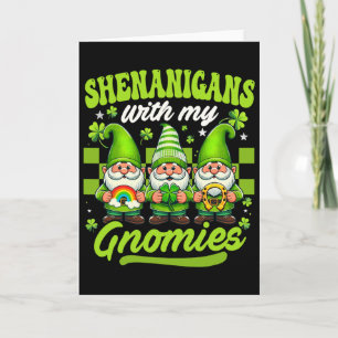 Scherereien mit meinen Gnomies St. Patricks Day Gn Karte
