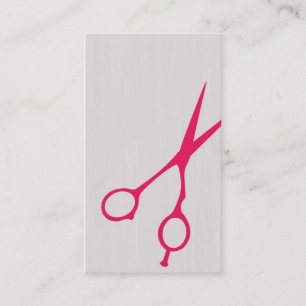Scherfriseur-/-Cosmetologist-Visitenkarte (Magent) Visitenkarte