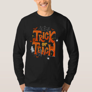 Scherz oder Lehre Lustiges Halloween-Kostüm für Le T-Shirt
