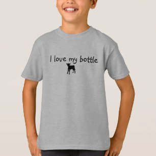 Scherzen Sie Shirt "ich Liebe mein Flaschenkalb "