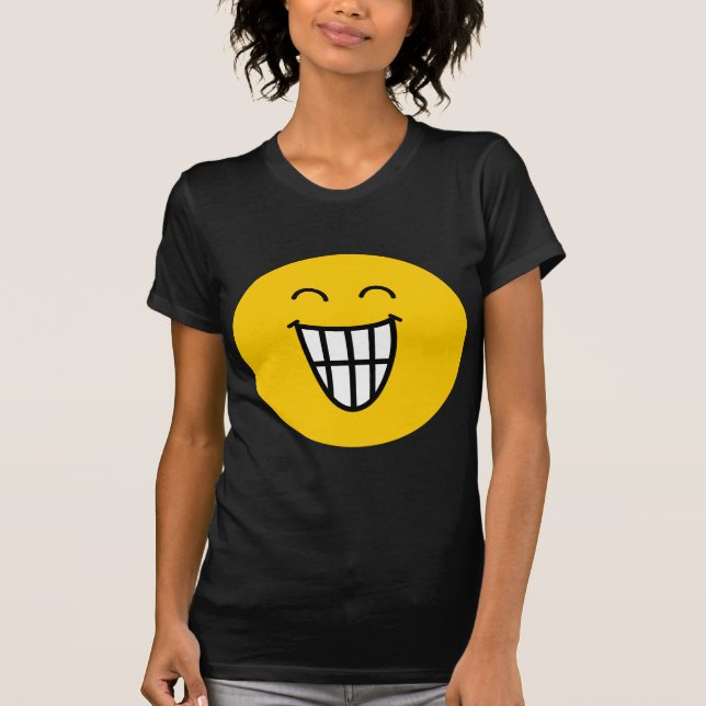 Scherzen um Gesicht T-Shirt (Vorderseite)