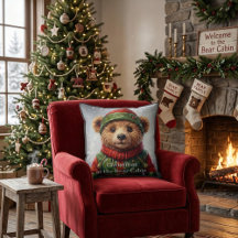 Scherzhafter Weihnachts-Elf-Teddybär-Folklore