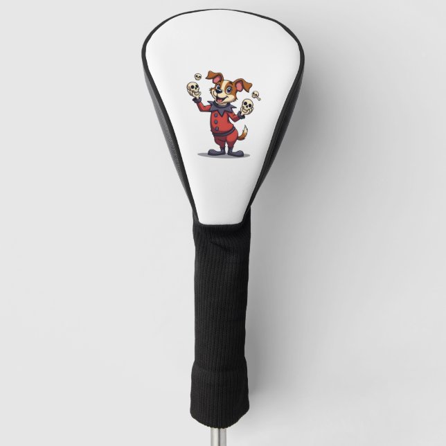 Scherzkeks Jack Russell Golf Headcover (Vorderseite)