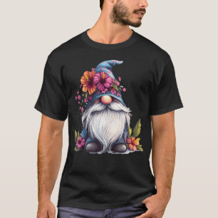 Scherznomade mit Blumenhut T-Shirt