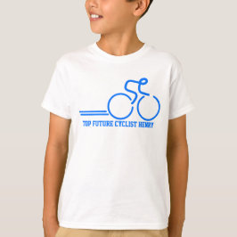Scherzt den zukünftigen Radfahrer, der T - Shirt