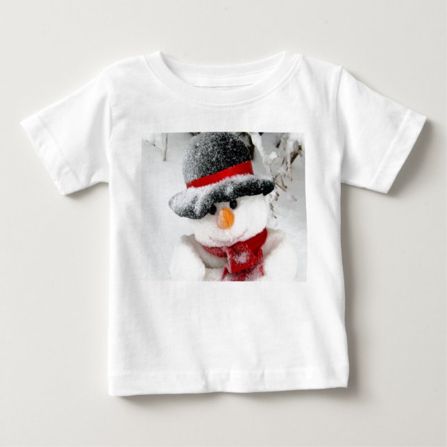 Scherzt Schneemann T-Shirt (Vorderseite)
