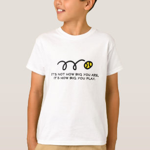 Scherzt Tennist-shirt mit niedlichem Text T-Shirt