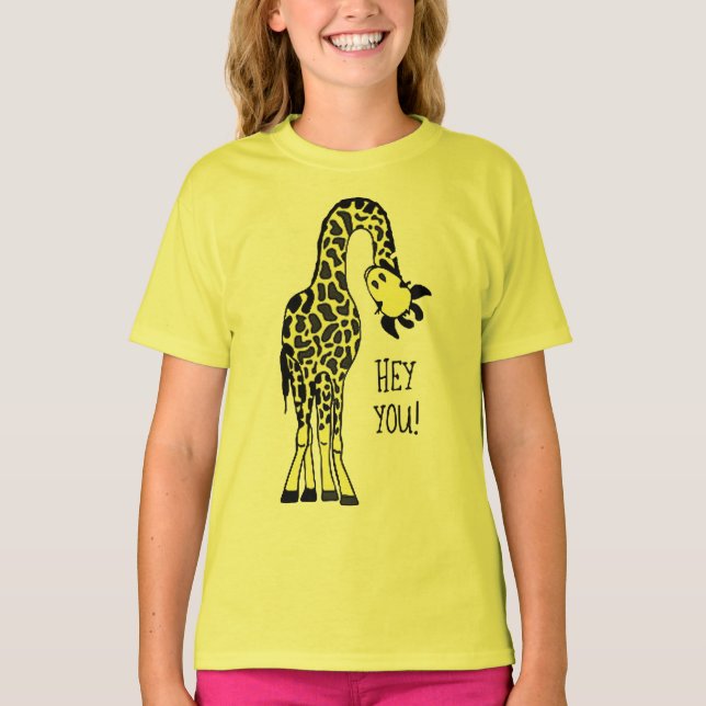 scherzt wilde Lebengiraffe coolen giraff T-Shirt (Vorderseite)