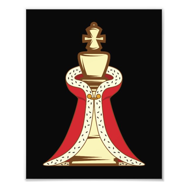 Schess King Piece Fotodruck (Vorne)