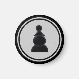 Schess Piece Black Pawn Magnet