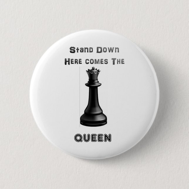 Schess Queen Button (Vorderseite)