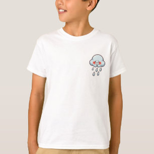 Scheue errötende Regenwolken-Kinder T-Shirt