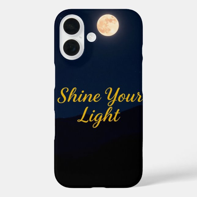 Scheuen Sie Ihr Licht Case-Mate iPhone Hülle (Rückseite)