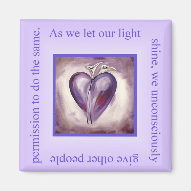 Scheuen Sie Ihr Licht Magnet (Vorne)