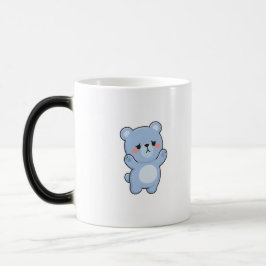Scheuer Bär Minimal Kawaii Stil Verwandlungstasse