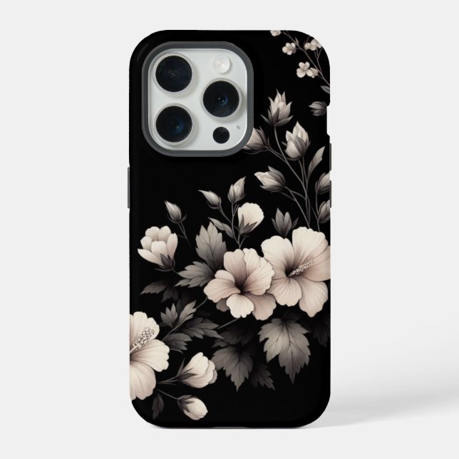 Scheuer Hibiskus iPhone Hülle (Rückseite)