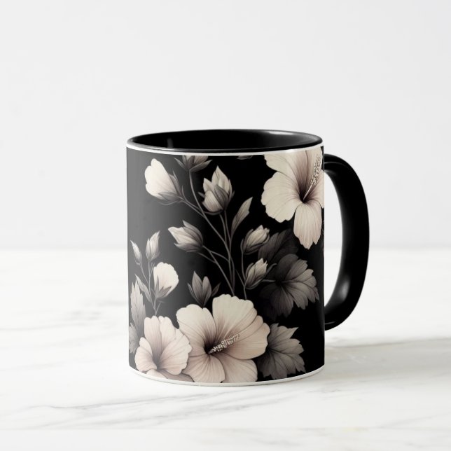 Scheuer Hibiskus Tasse (VorderseiteRechts)
