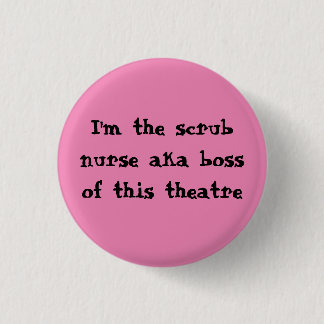 Scheuern Sie Krankenschwester-Abzeichen Button