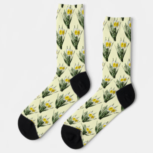 Scheues kleines Narzisse Socken