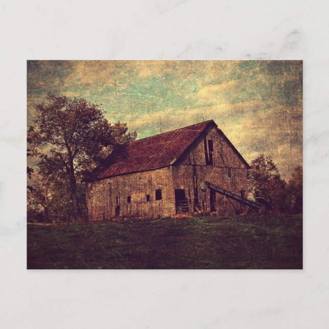 Scheune Postkarte (Vorderseite)
