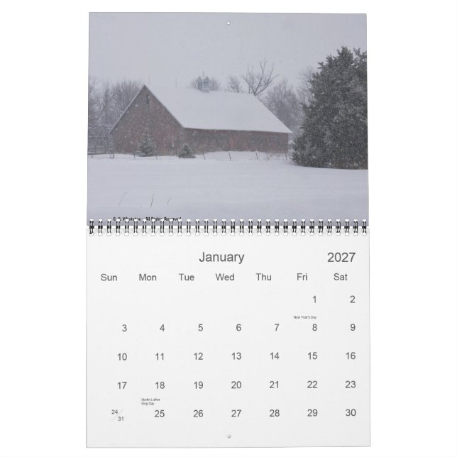 Scheunen 2015 - Sammlung zwei Kalender (Jan 2027)