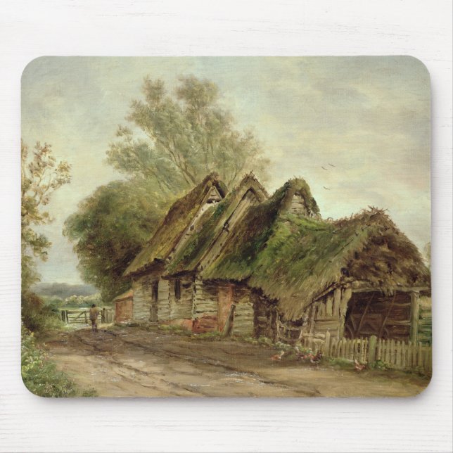 Scheunen bei Flatford (Öl auf Leinwand) Mousepad (Vorne)