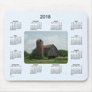 Scheunen-Kalender 2018 durch Janz Mausunterlage Mousepad