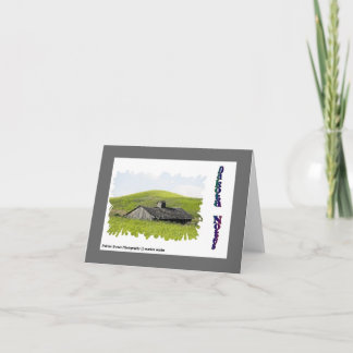 Scheunen-Mitteilungskarten Karte