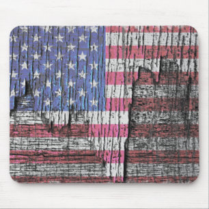 Scheunen-Schale gemalte patriotische amerikanische Mousepad
