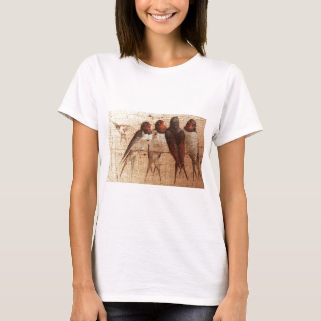 Scheunen-Schwalben T-Shirt (Vorderseite)