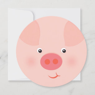 Scheunen-Schweinchen Einladung