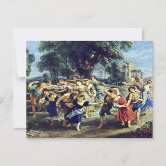 Scheunen-Tanz durch Rubens Peter Paul (beste Einladung (Vorderseite)