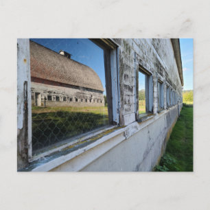 Scheunen-Zwilling-Reflexion Postkarte